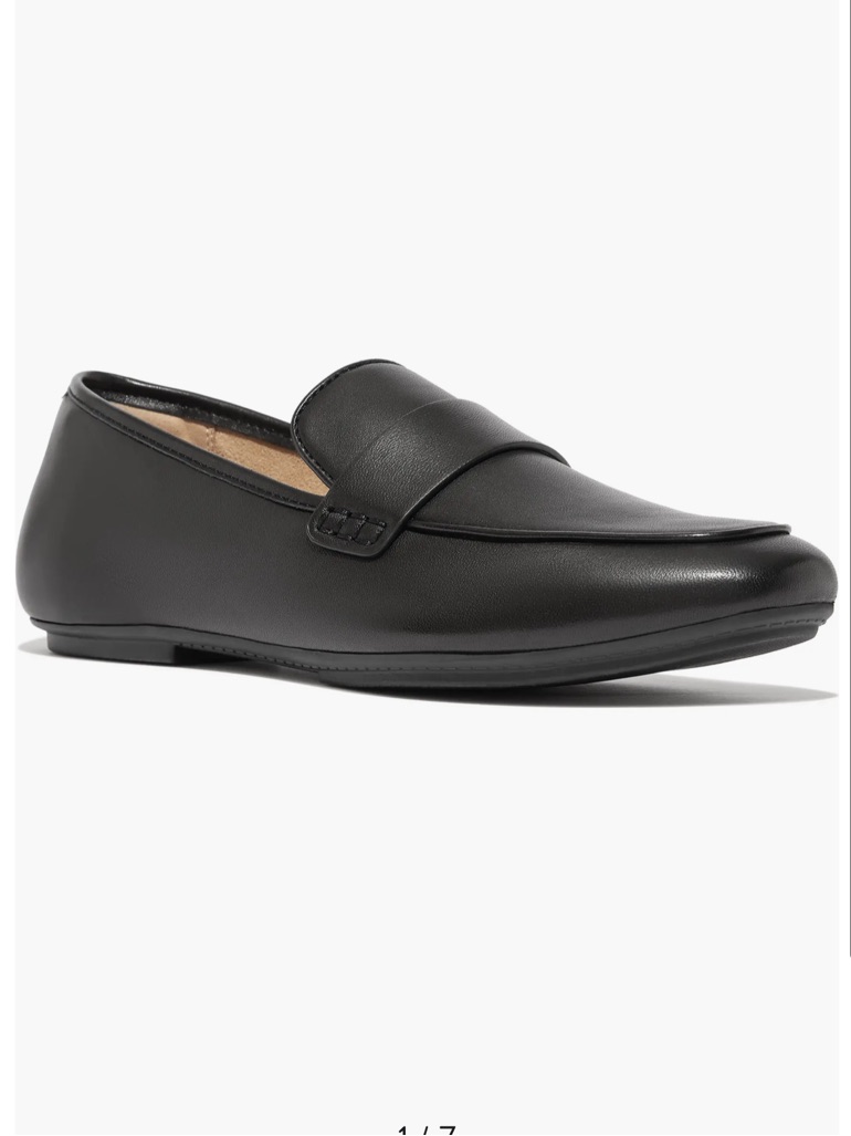 Fitflop Delicato Black Leather Loafers New 6